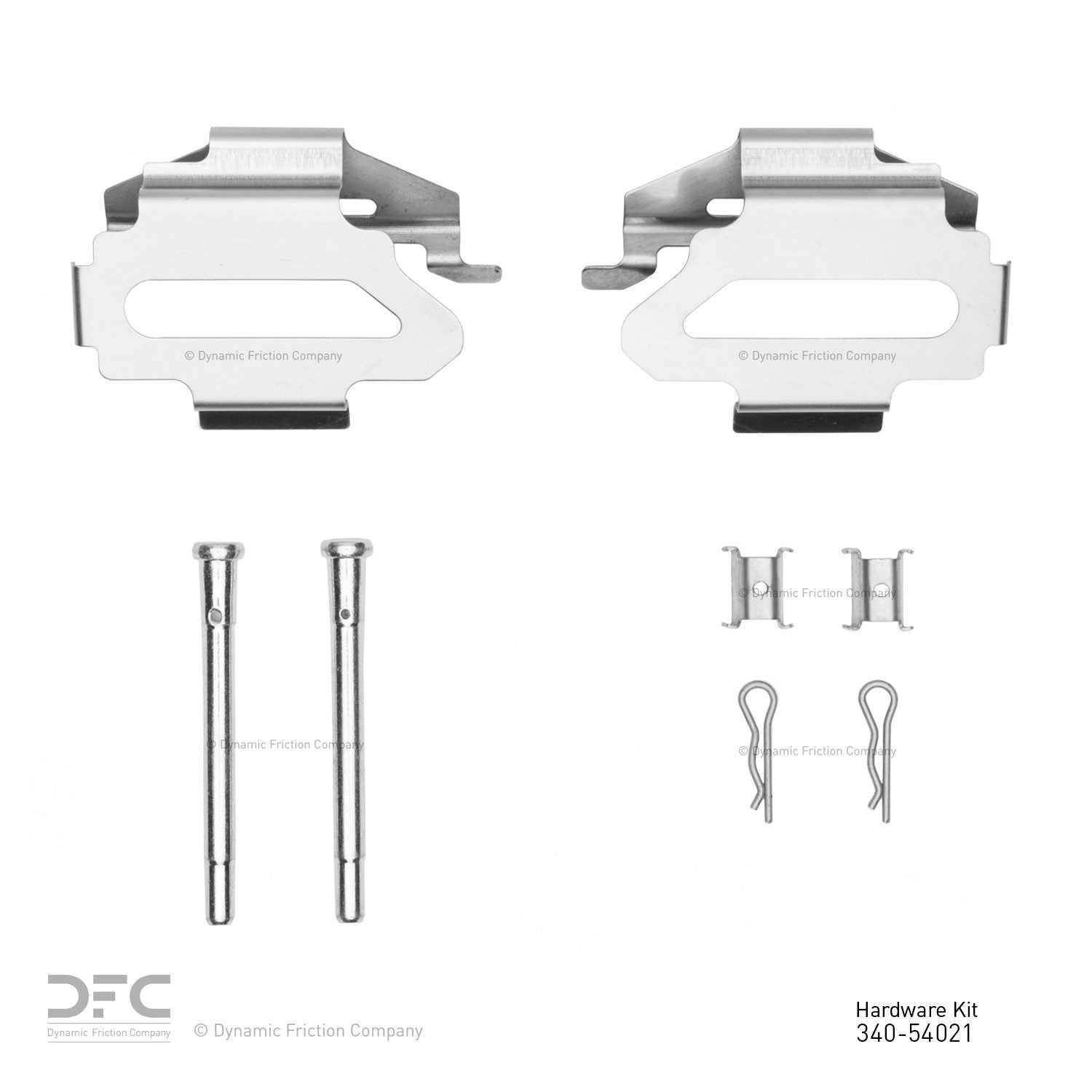 Dynamic Friction Company Disc Brake Hardware Kit 340-54021