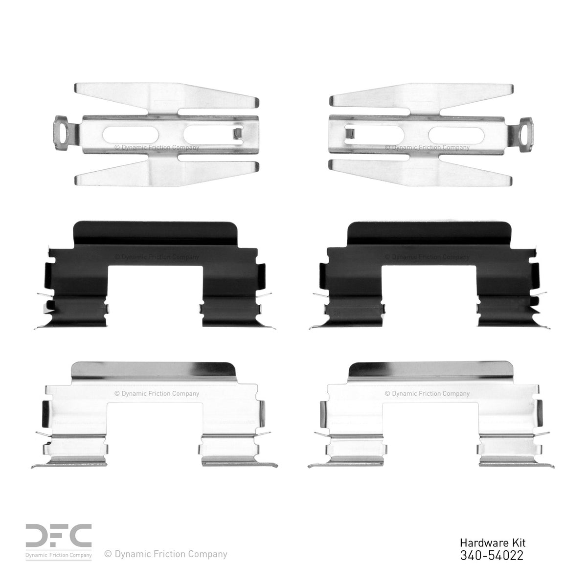Dynamic Friction Company Disc Brake Hardware Kit 340-54022