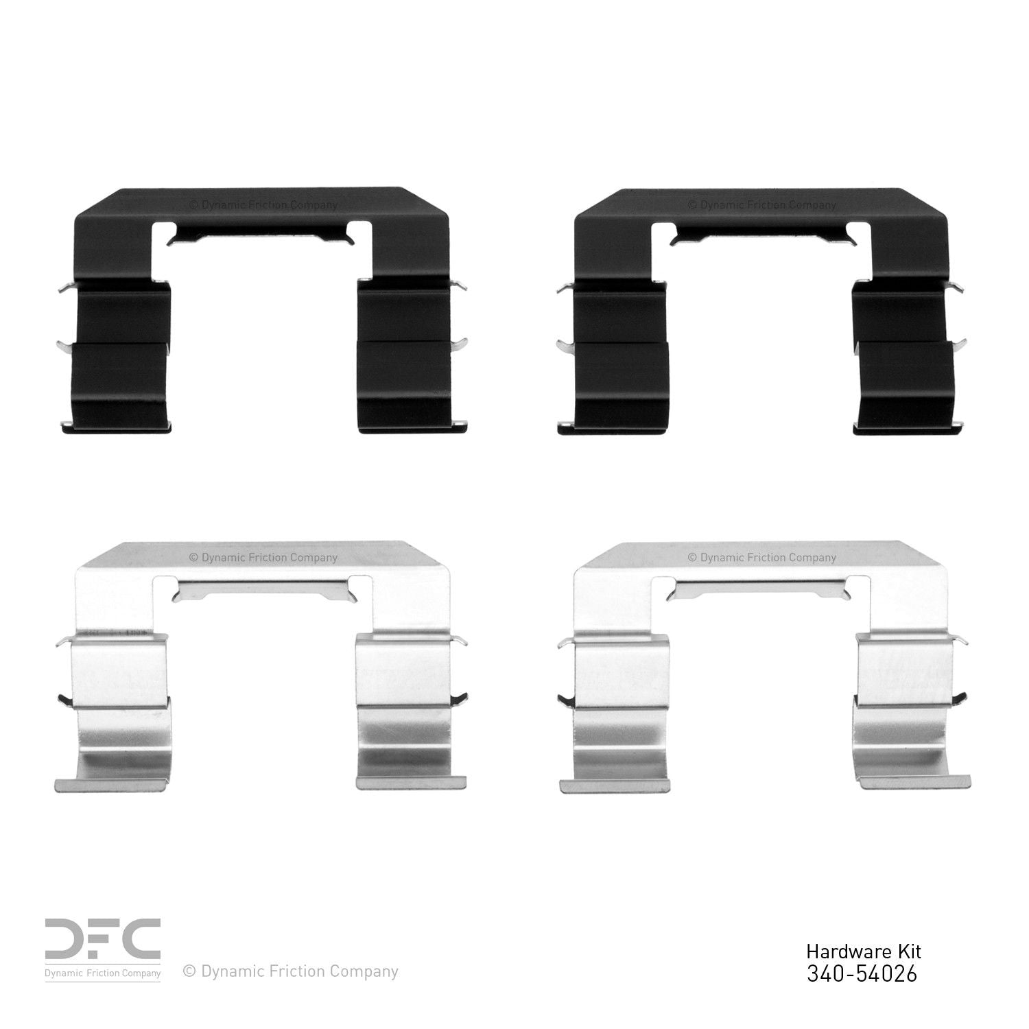 Dynamic Friction Company Disc Brake Hardware Kit 340-54026
