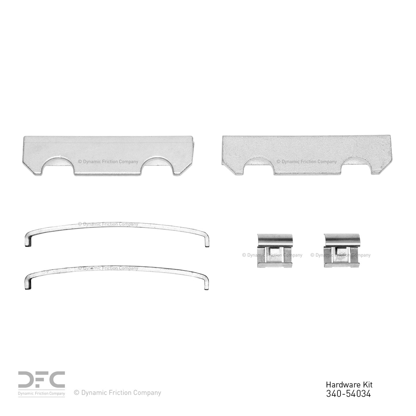 Dynamic Friction Company Disc Brake Hardware Kit 340-54034