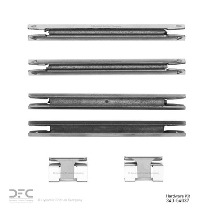 Dynamic Friction Company Disc Brake Hardware Kit 340-54037