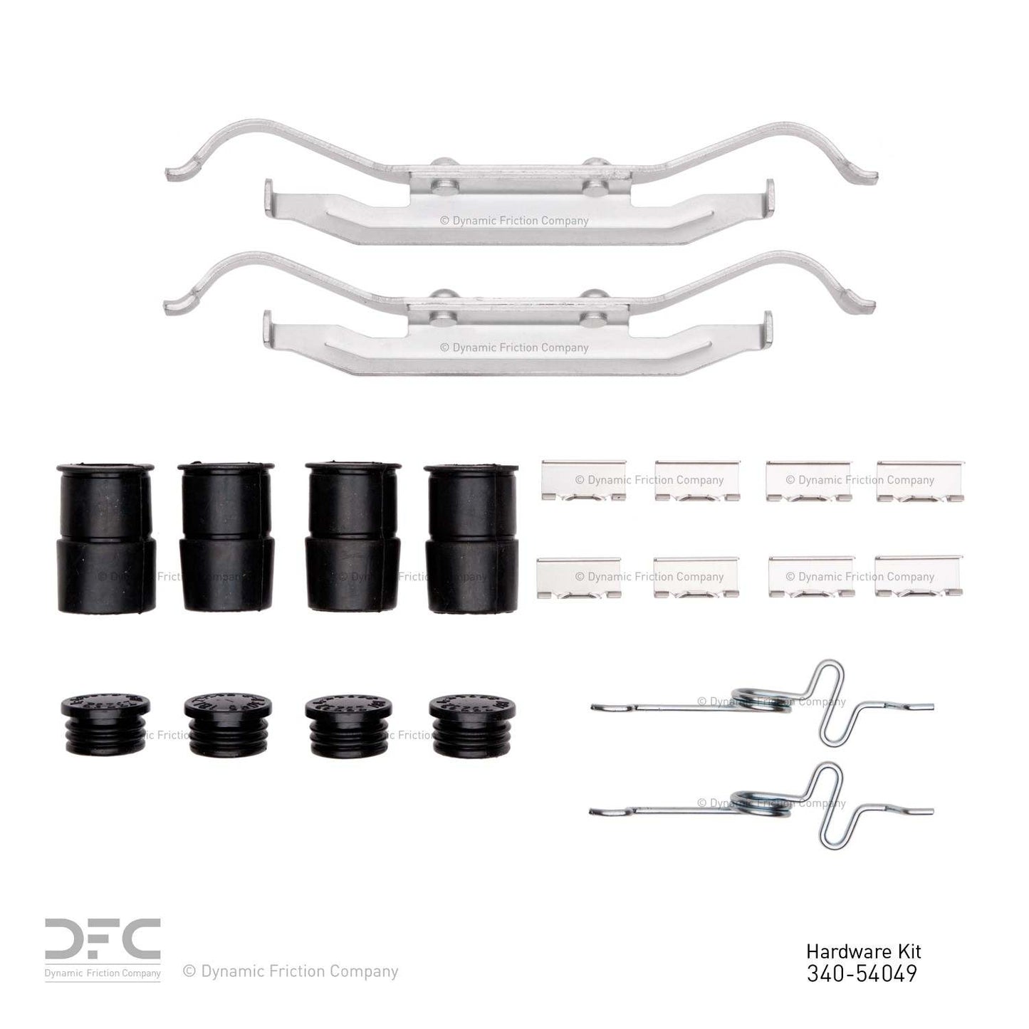 Dynamic Friction Company Disc Brake Hardware Kit 340-54049