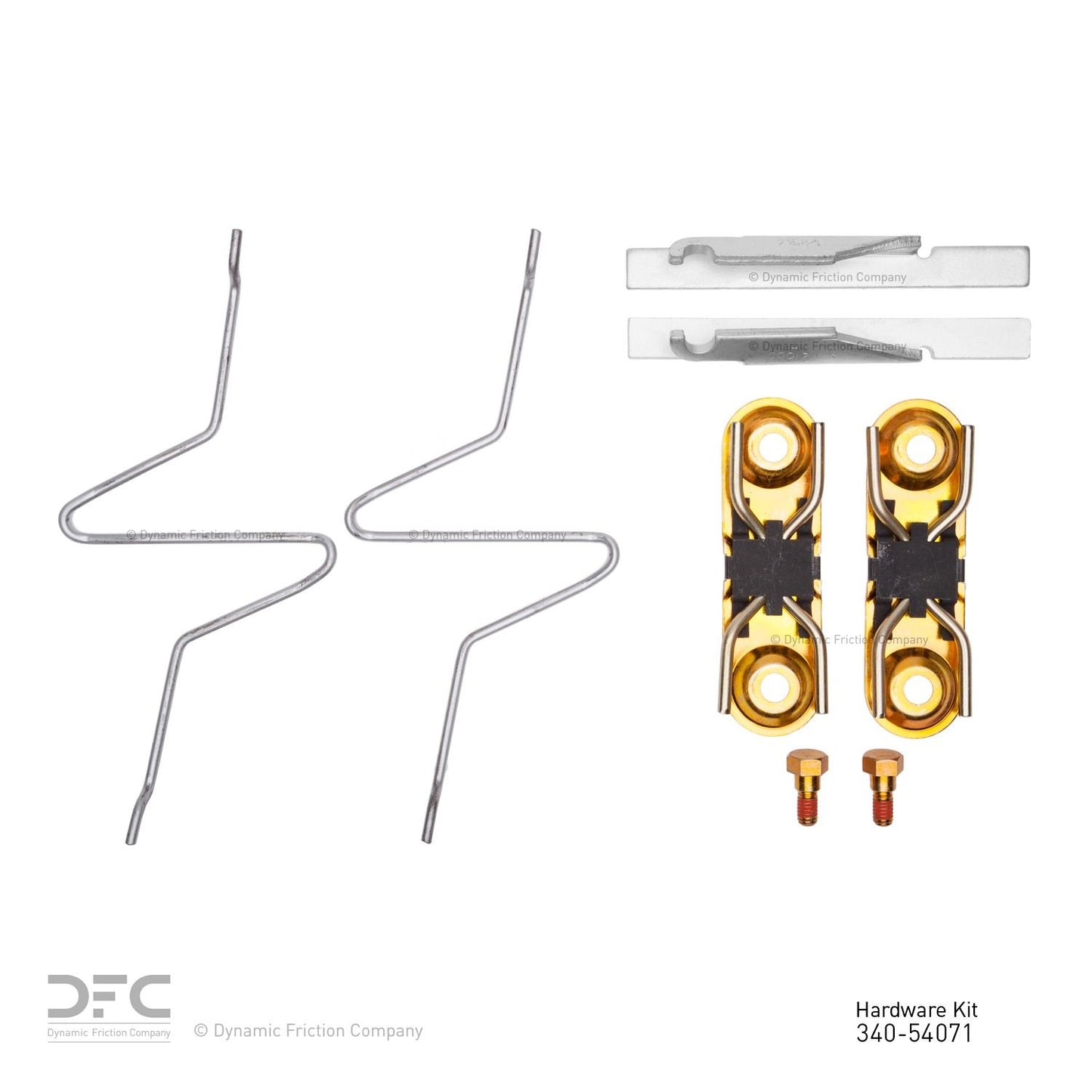 Dynamic Friction Company Disc Brake Hardware Kit 340-54071