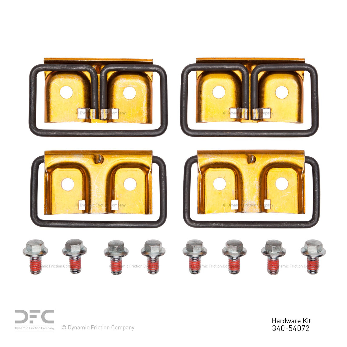 DFC 84-94 Ford 8000 Series (Air Over Hydros) Front Premium Hardware Kit 340-54072
