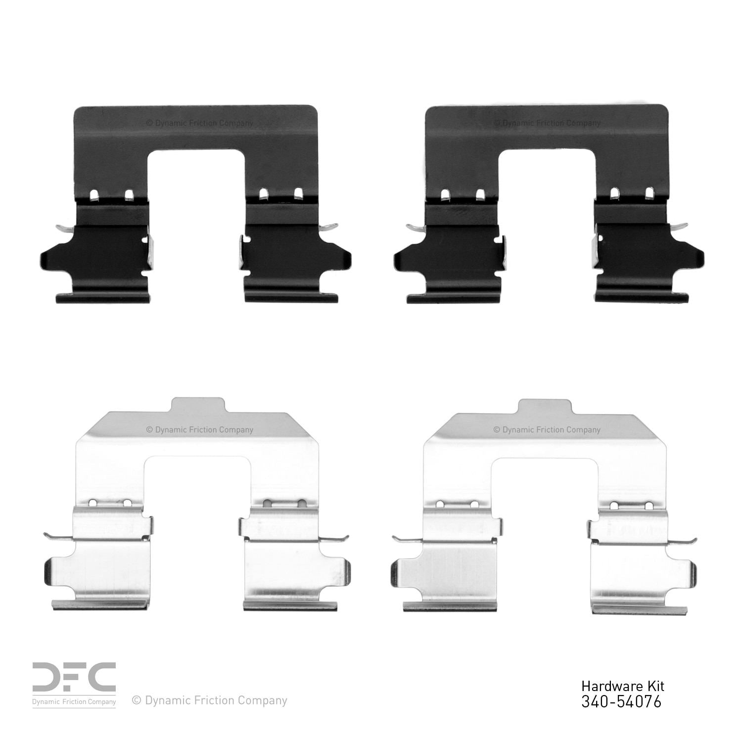 Dynamic Friction Company Disc Brake Hardware Kit 340-54076