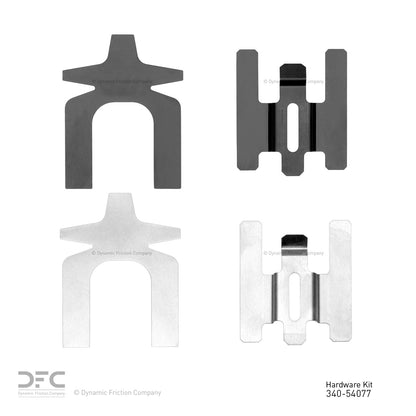 Dynamic Friction Company Disc Brake Hardware Kit 340-54077