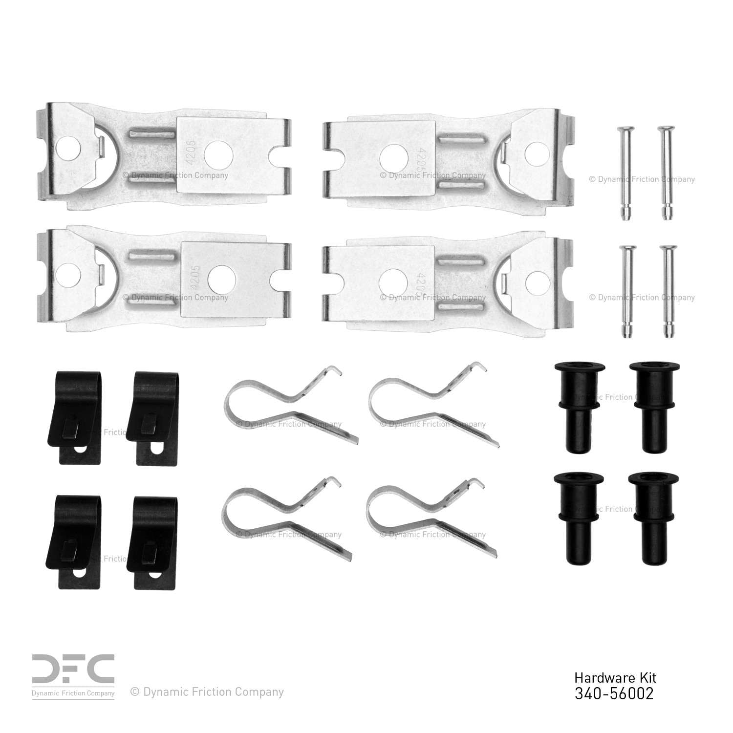Dynamic Friction Company Disc Brake Hardware Kit 340-56002