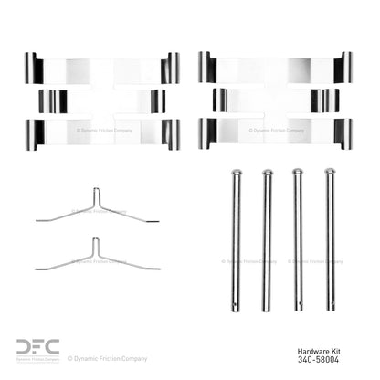 Dynamic Friction Company Disc Brake Hardware Kit 340-58004