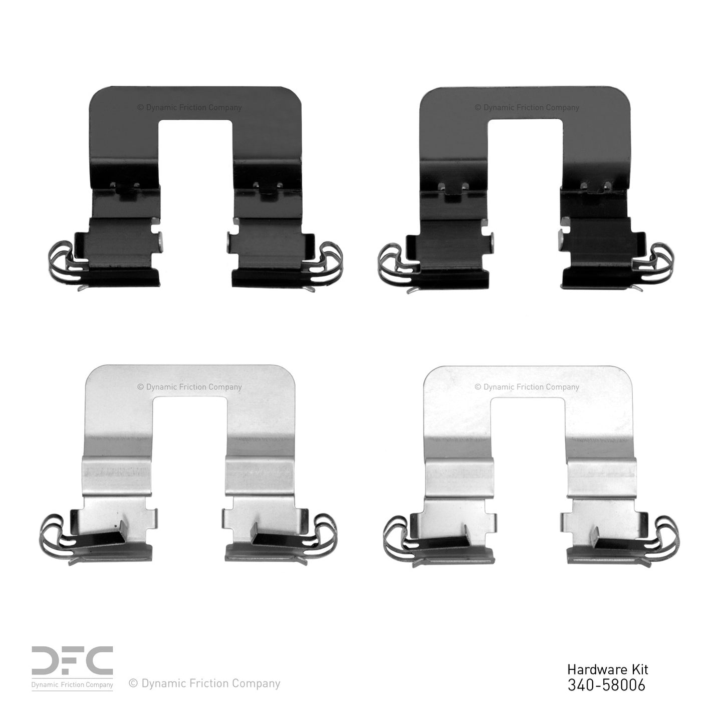 Dynamic Friction Company Disc Brake Hardware Kit 340-58006