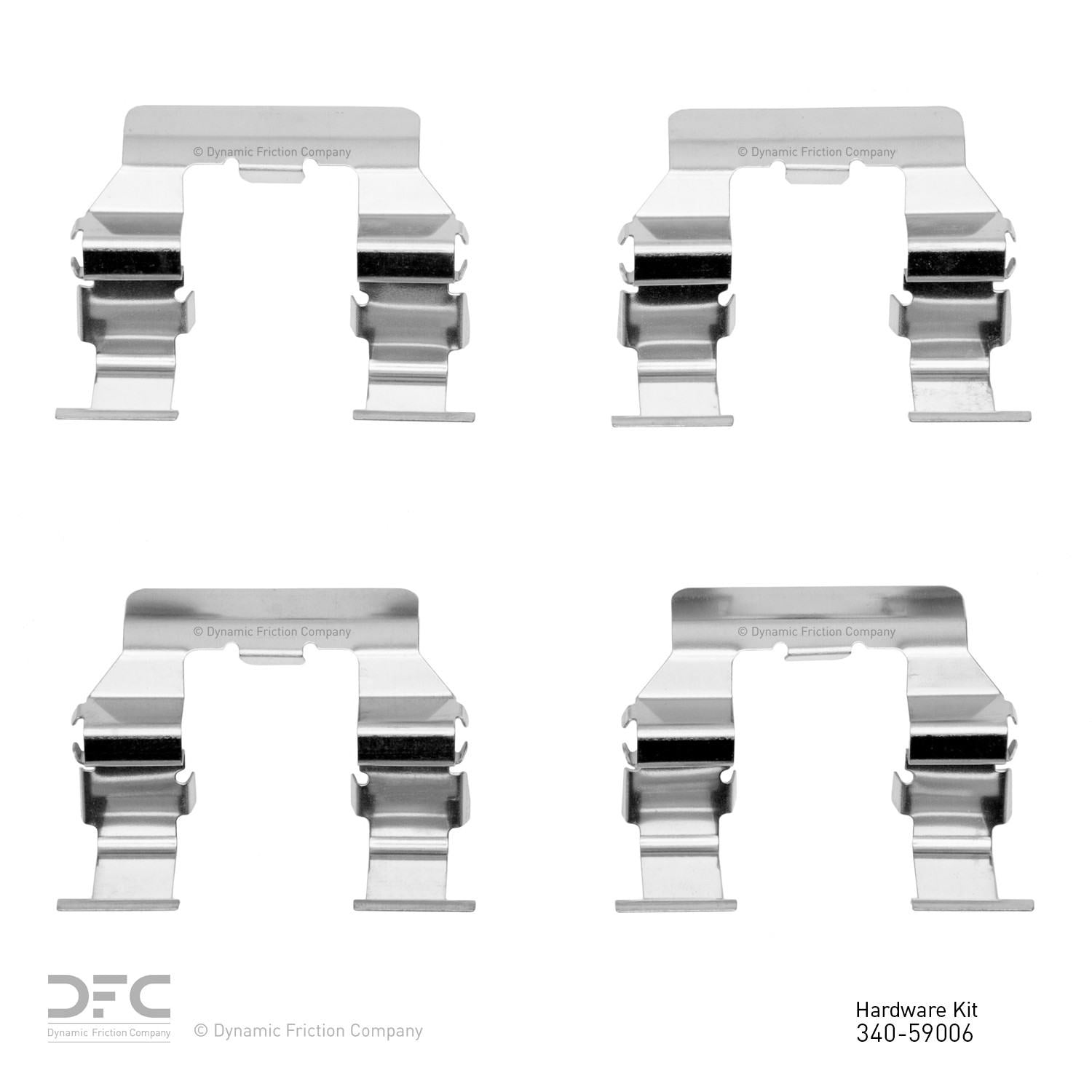 Dynamic Friction Company Disc Brake Hardware Kit 340-59006