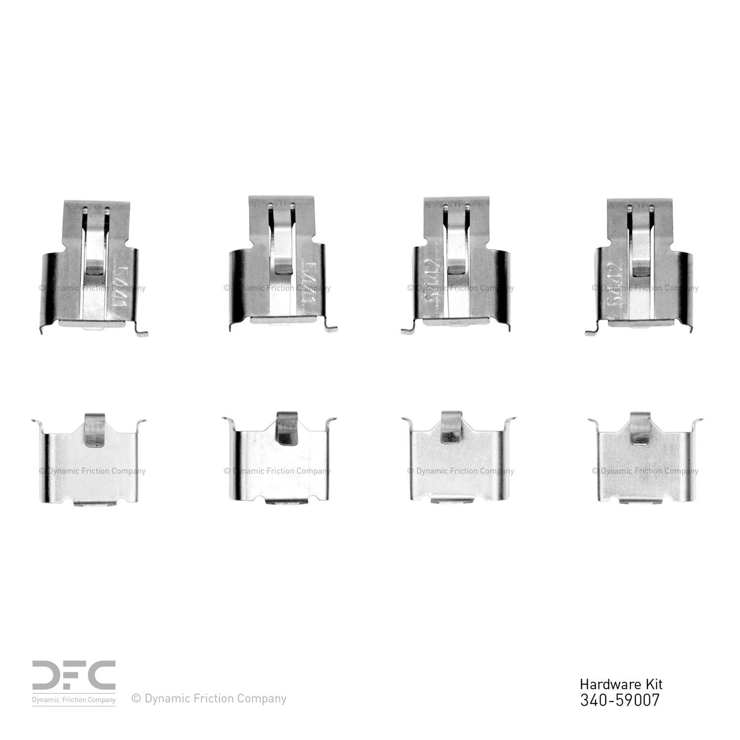Dynamic Friction Company Disc Brake Hardware Kit 340-59007