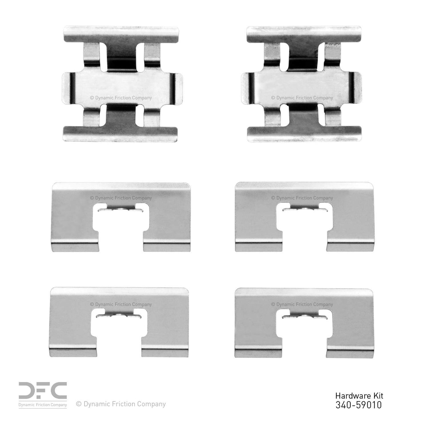 Dynamic Friction Company Disc Brake Hardware Kit 340-59010