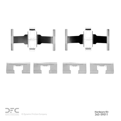 Dynamic Friction Company Disc Brake Hardware Kit 340-59011