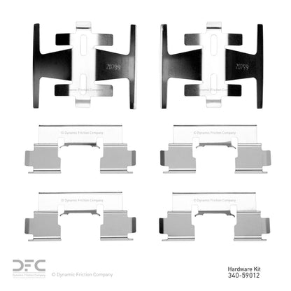 Dynamic Friction Company Disc Brake Hardware Kit 340-59012