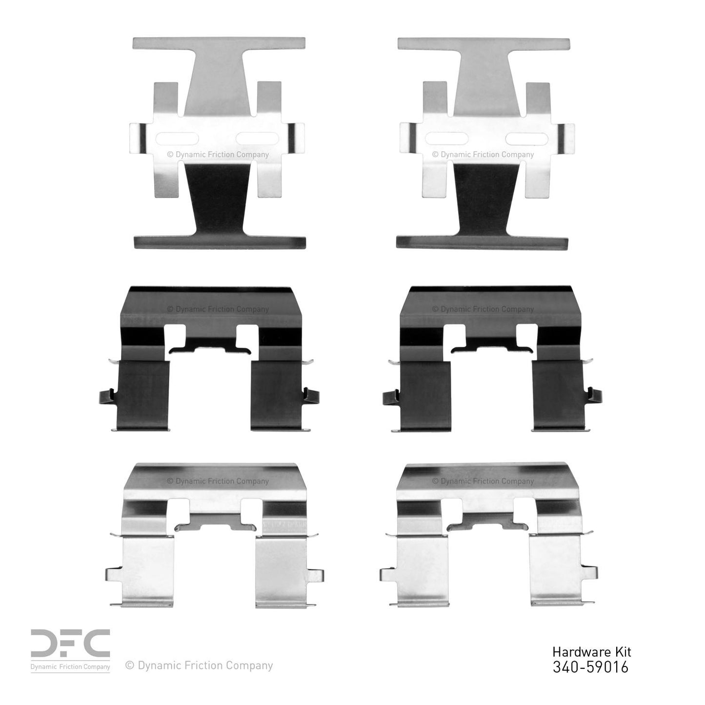 Dynamic Friction Company Disc Brake Hardware Kit 340-59016