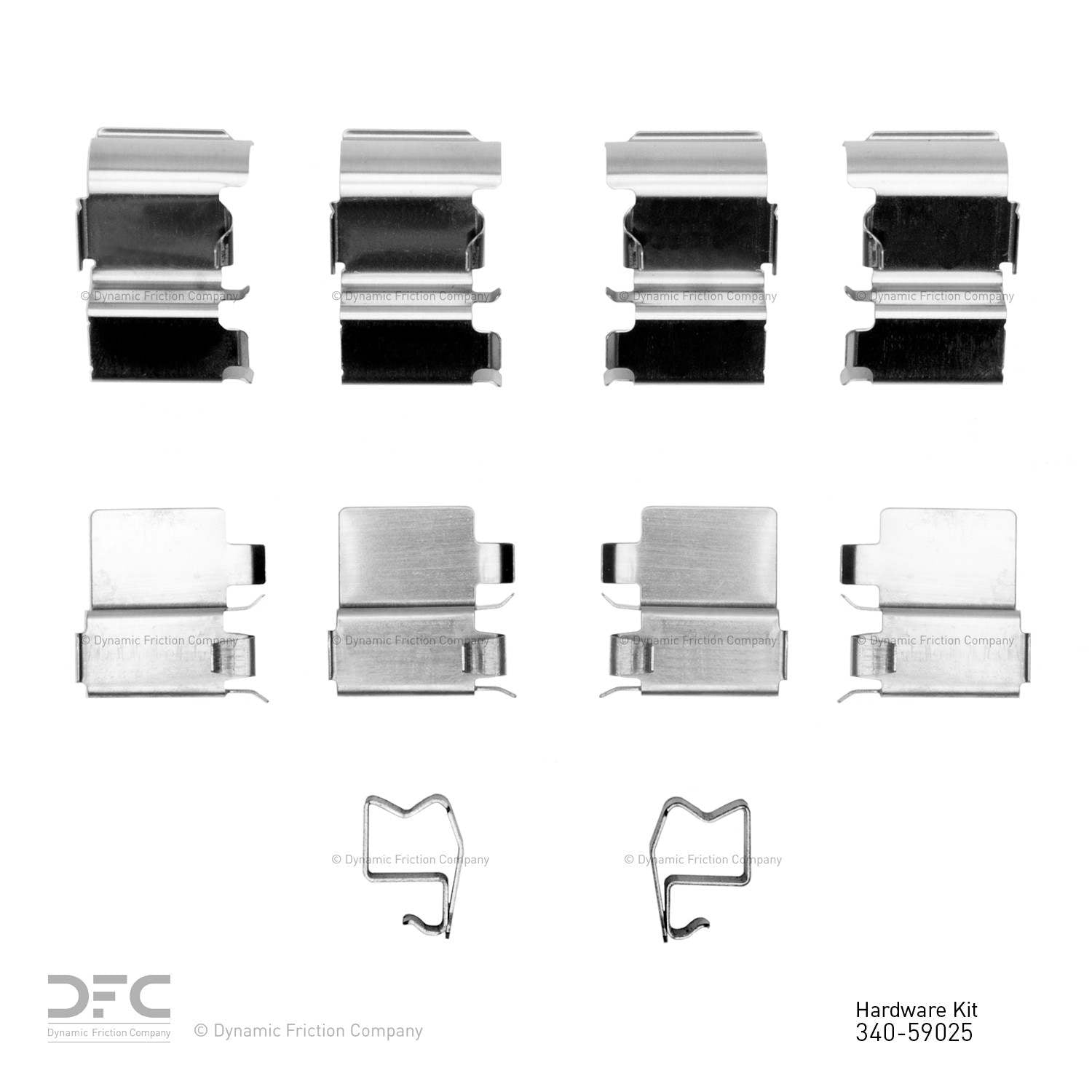 Dynamic Friction Company Disc Brake Hardware Kit 340-59025