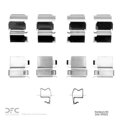 Dynamic Friction Company Disc Brake Hardware Kit 340-59025