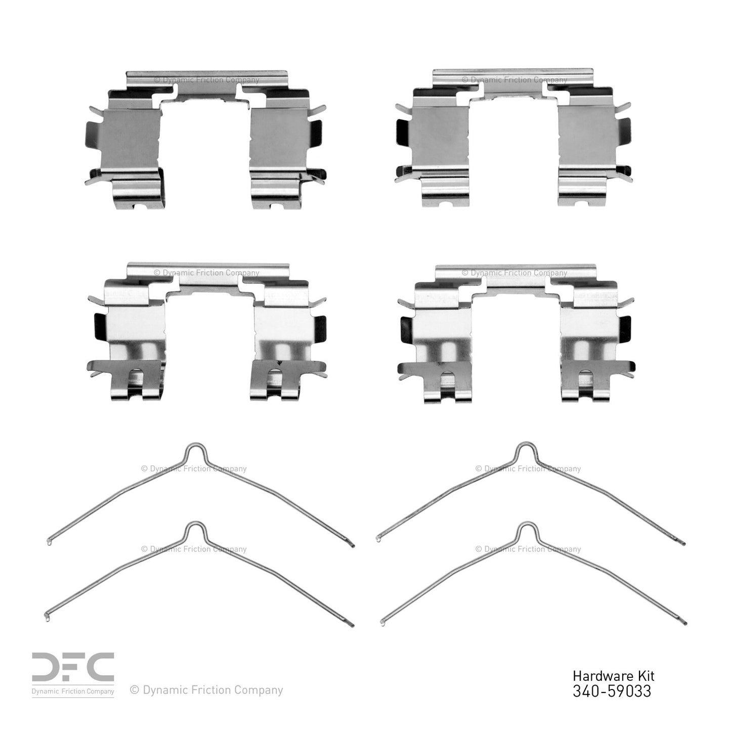 Dynamic Friction Company Disc Brake Hardware Kit 340-59033