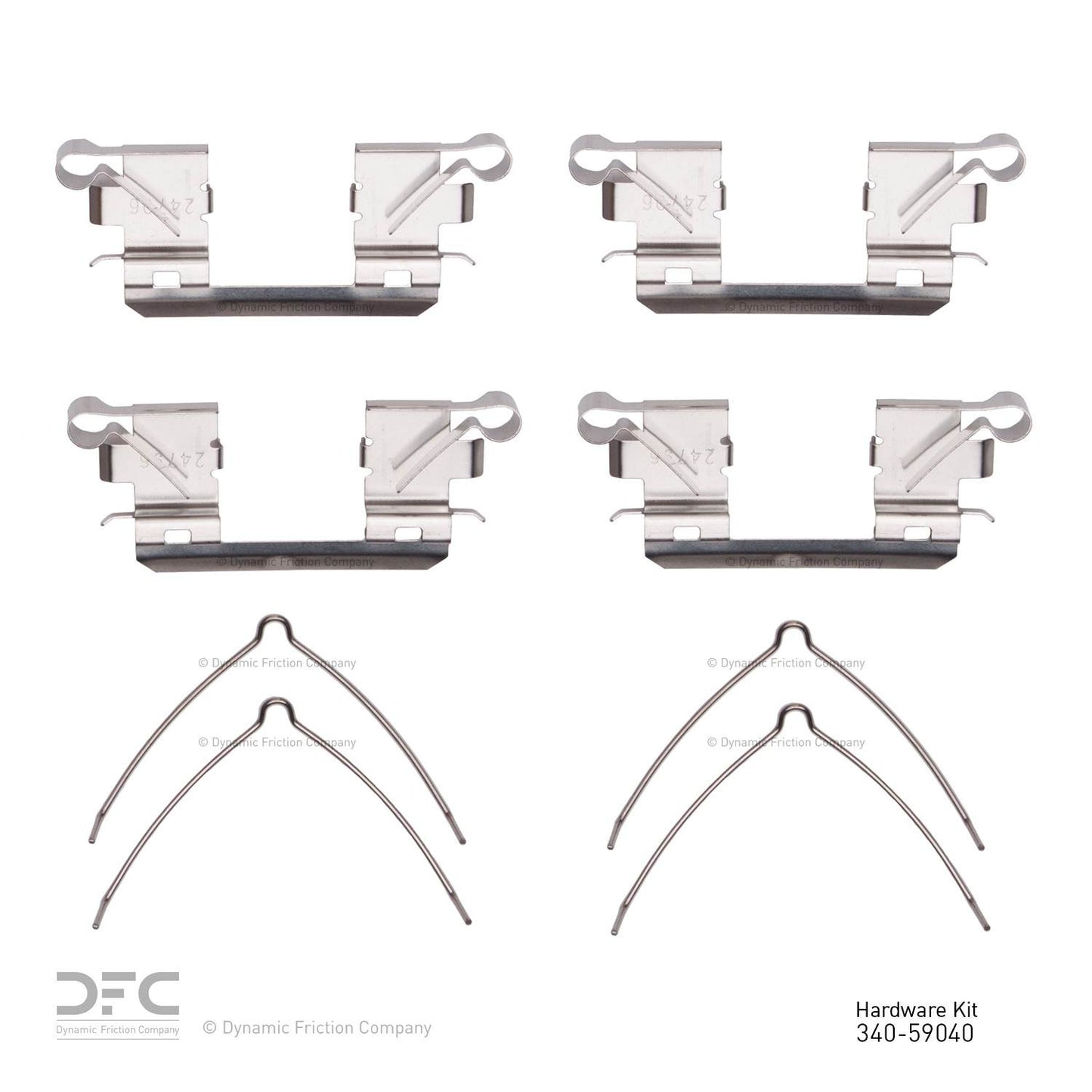 Dynamic Friction Company Disc Brake Hardware Kit 340-59040