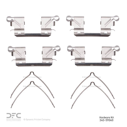 Dynamic Friction Company Disc Brake Hardware Kit 340-59040