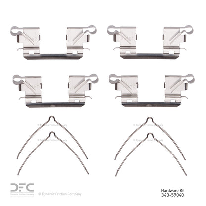 Dynamic Friction Company Disc Brake Hardware Kit 340-59040