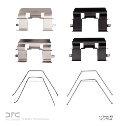 Dynamic Friction Company Disc Brake Hardware Kit 340-59042