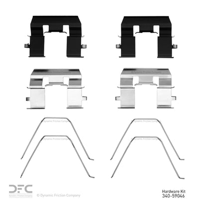 Dynamic Friction Company Disc Brake Hardware Kit 340-59046