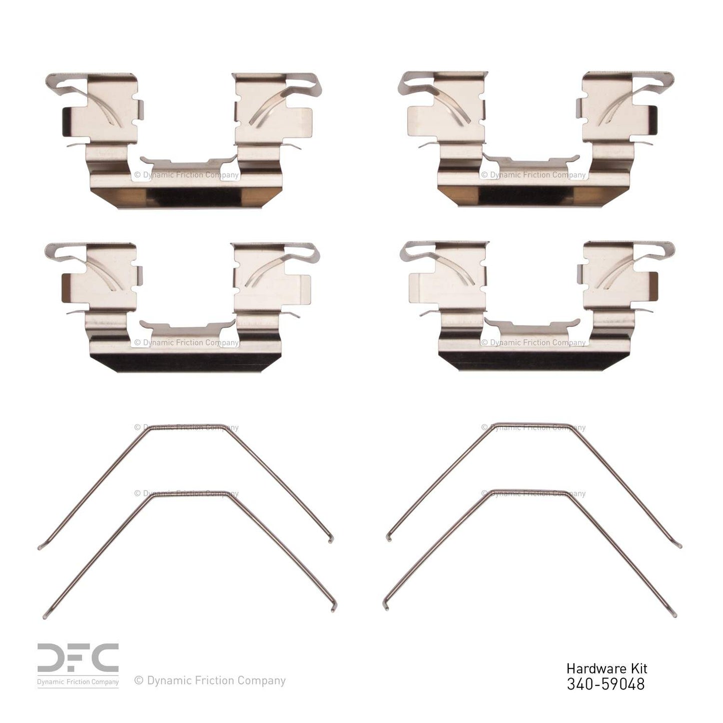 Dynamic Friction Company Disc Brake Hardware Kit 340-59048
