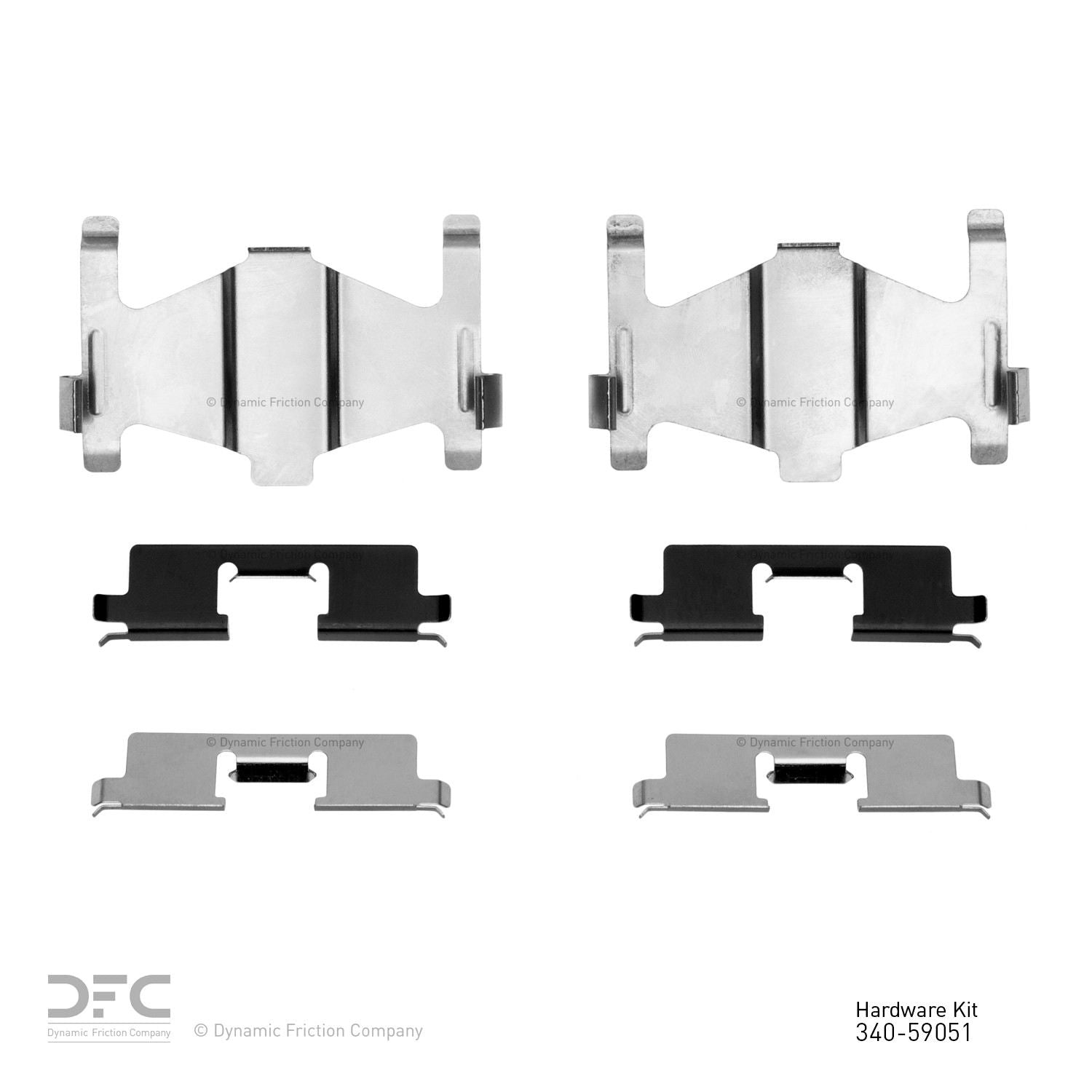 Dynamic Friction Company Disc Brake Hardware Kit 340-59051