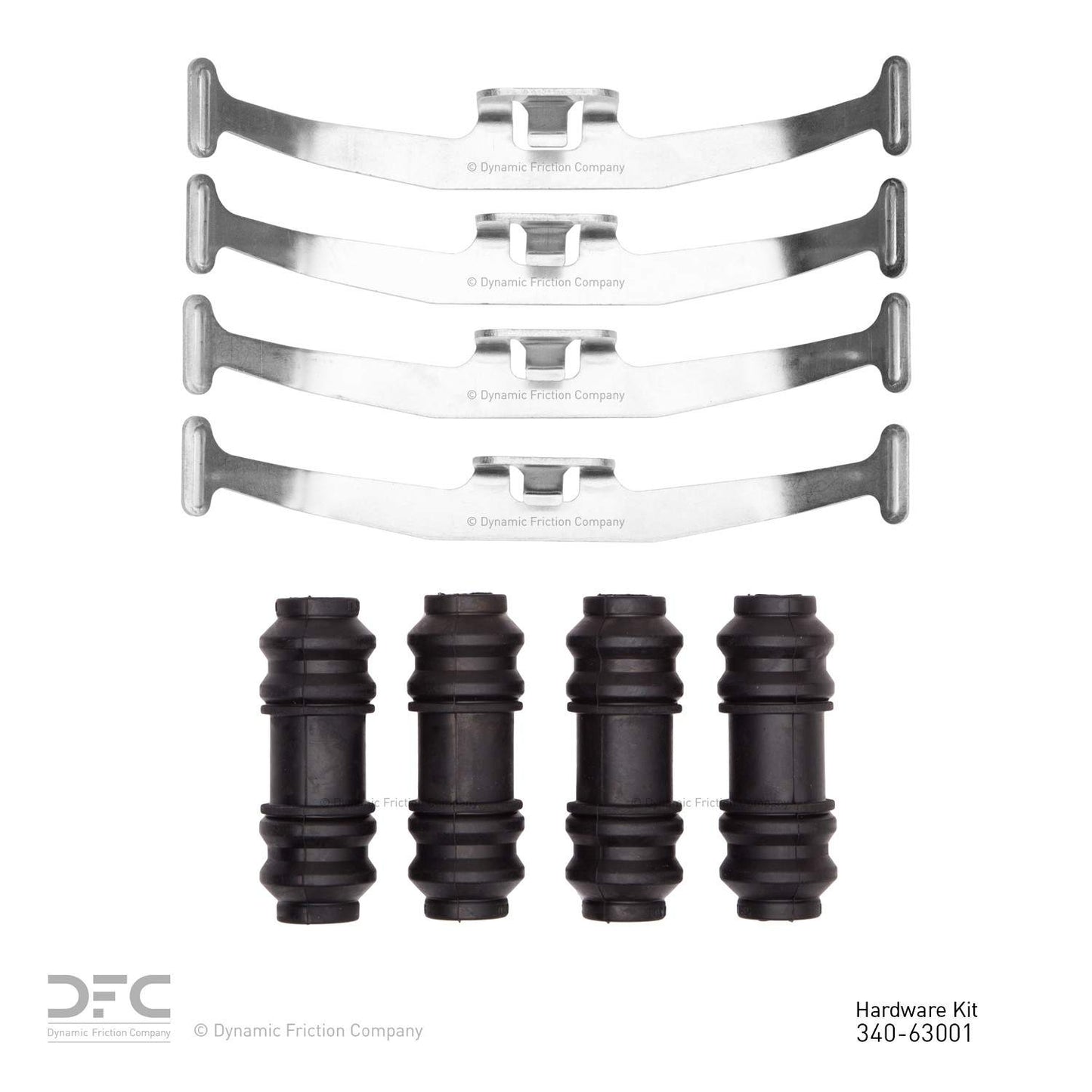Dynamic Friction Company Disc Brake Hardware Kit 340-63001