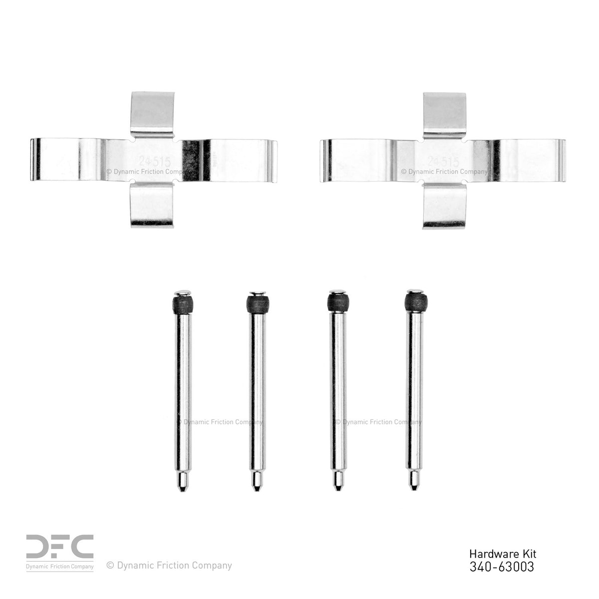 Dynamic Friction Company Disc Brake Hardware Kit 340-63003
