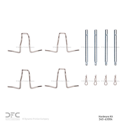 Dynamic Friction Company Disc Brake Hardware Kit 340-63004