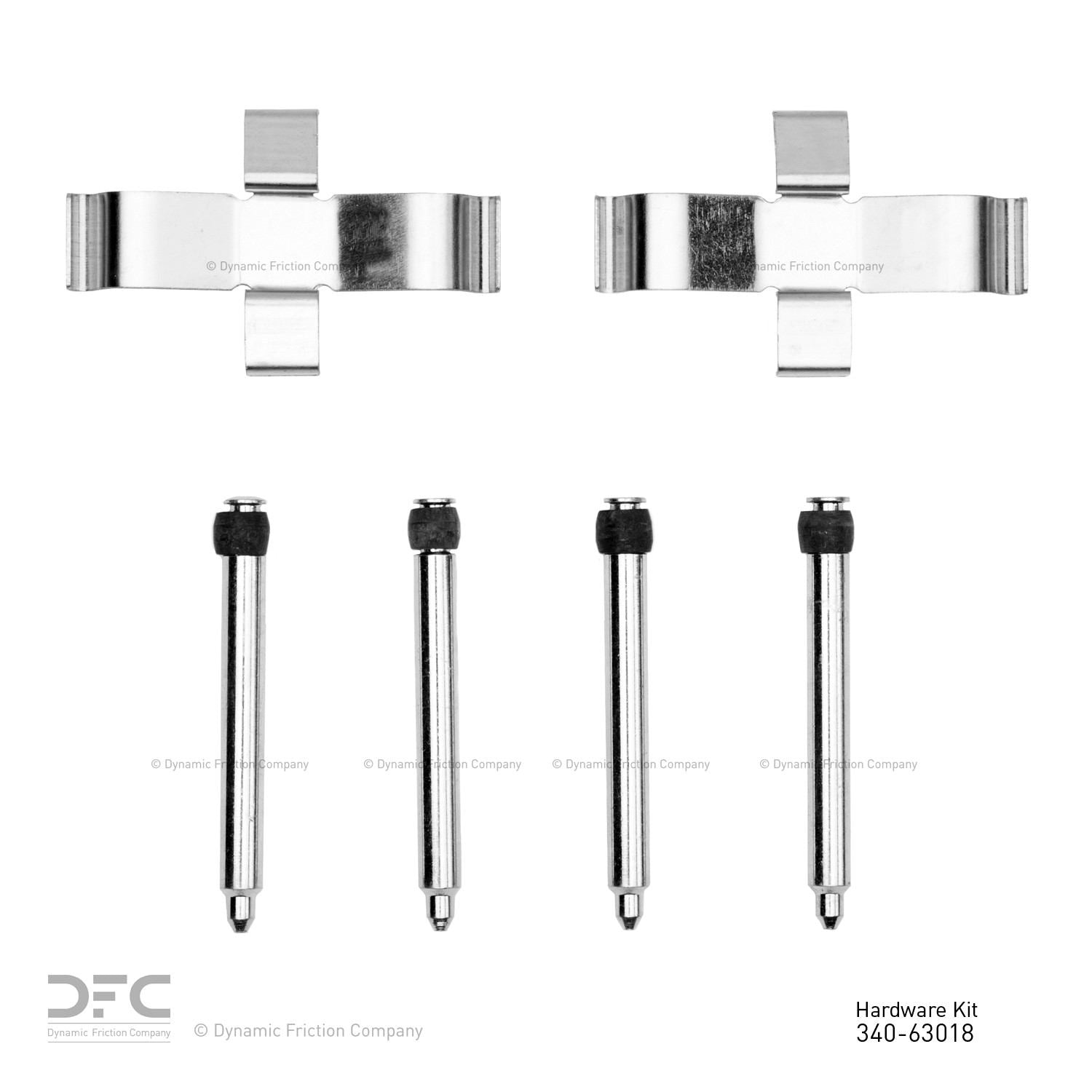 Dynamic Friction Company Disc Brake Hardware Kit 340-63018