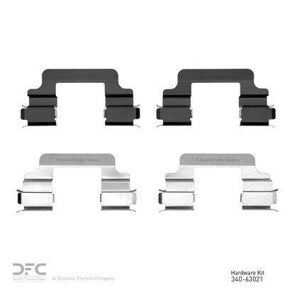 Dynamic Friction Company Disc Brake Hardware Kit 340-63021