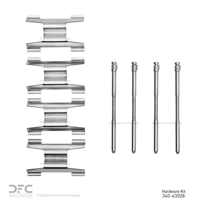 Dynamic Friction Company Disc Brake Hardware Kit 340-63028