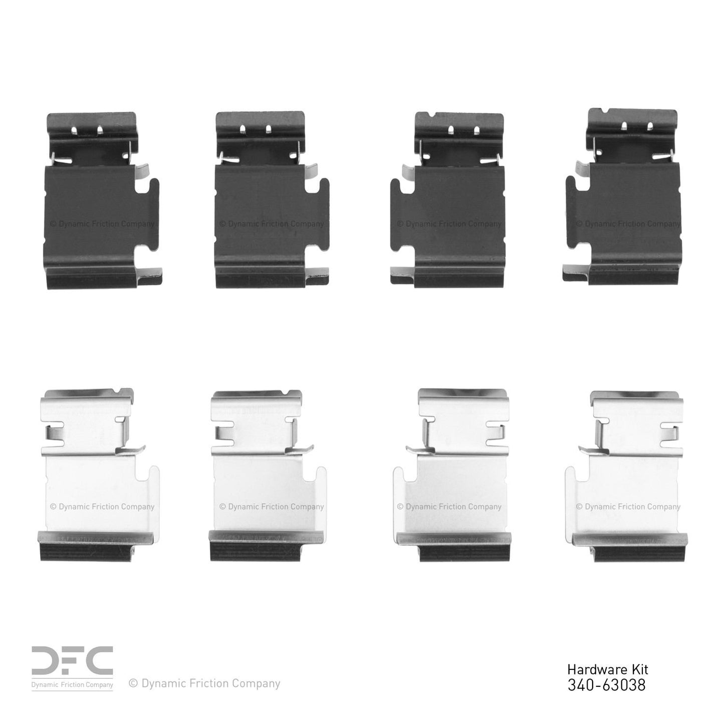 Dynamic Friction Company Disc Brake Hardware Kit 340-63038