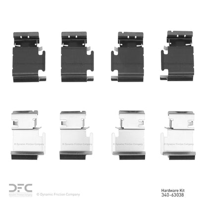 Dynamic Friction Company Disc Brake Hardware Kit 340-63038