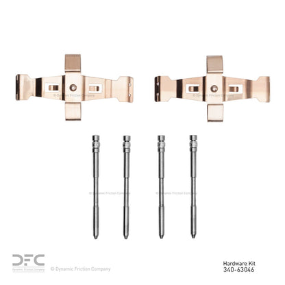 Dynamic Friction Company Disc Brake Hardware Kit 340-63046