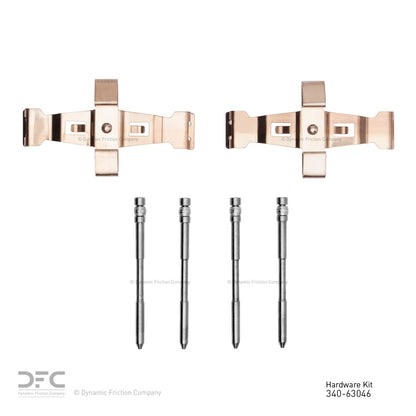 Dynamic Friction Company Disc Brake Hardware Kit 340-63046