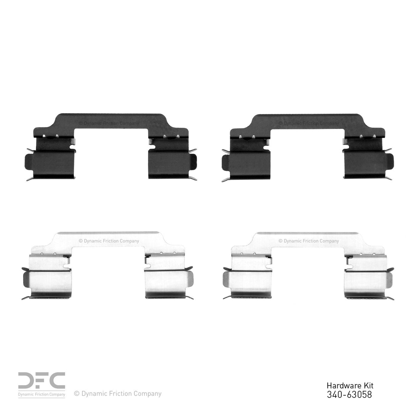 Dynamic Friction Company Disc Brake Hardware Kit 340-63058