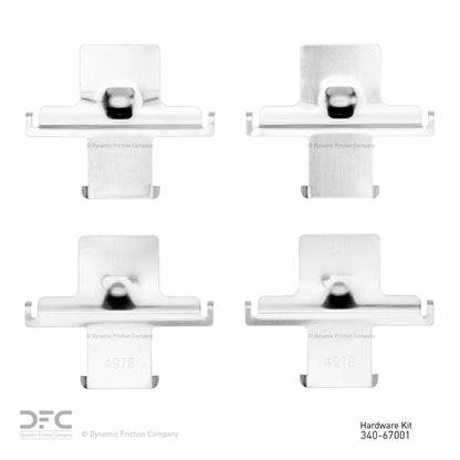 Dynamic Friction Company Disc Brake Hardware Kit 340-67001