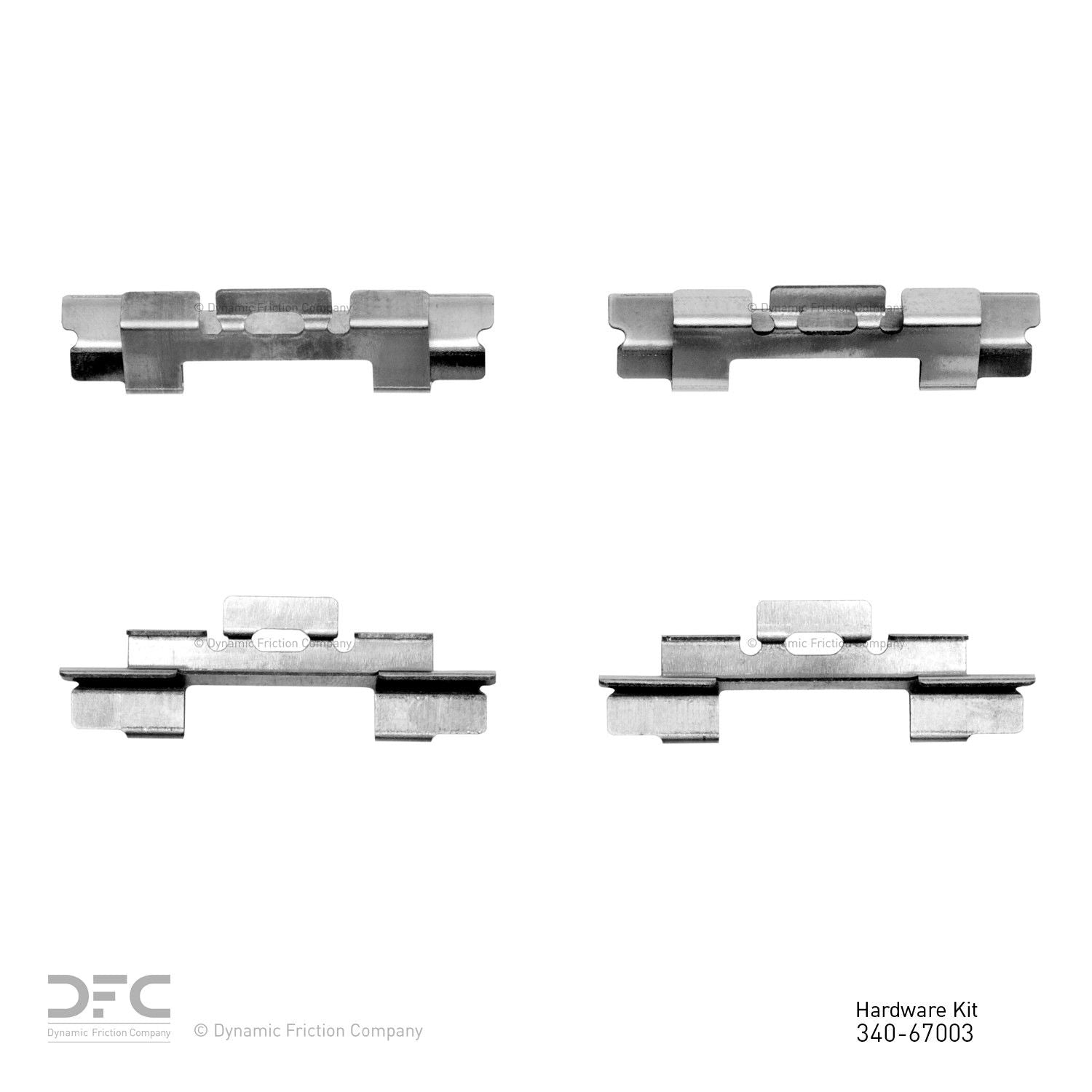 Dynamic Friction Company Disc Brake Hardware Kit 340-67003