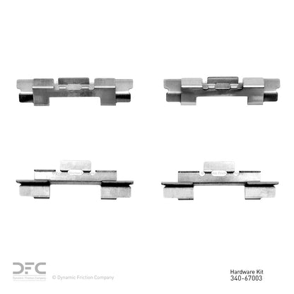 Dynamic Friction Company Disc Brake Hardware Kit 340-67003