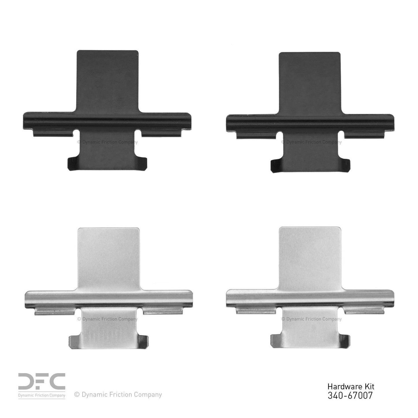 Dynamic Friction Company Disc Brake Hardware Kit 340-67007