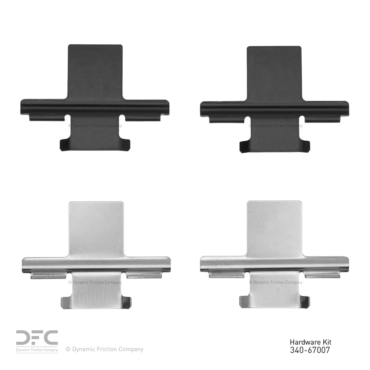 Dynamic Friction Company Disc Brake Hardware Kit 340-67007