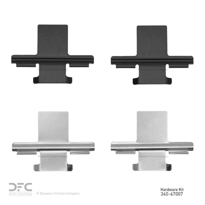 Dynamic Friction Company Disc Brake Hardware Kit 340-67007