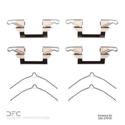 Dynamic Friction Company Disc Brake Hardware Kit 340-67018