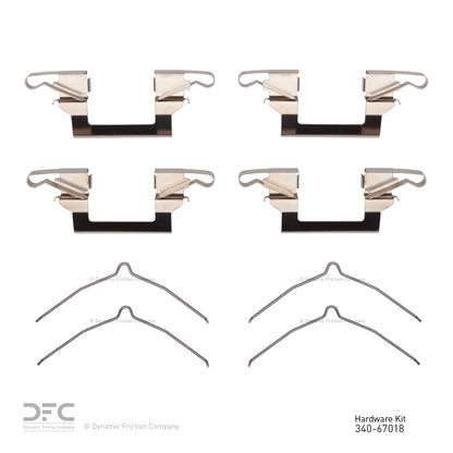 Dynamic Friction Company Disc Brake Hardware Kit 340-67018