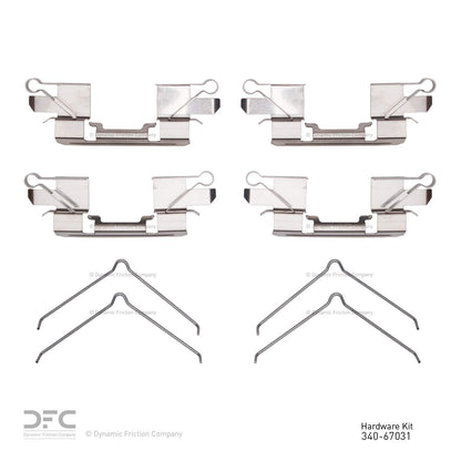 Dynamic Friction Company Disc Brake Hardware Kit 340-67031