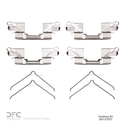 Dynamic Friction Company Disc Brake Hardware Kit 340-67031